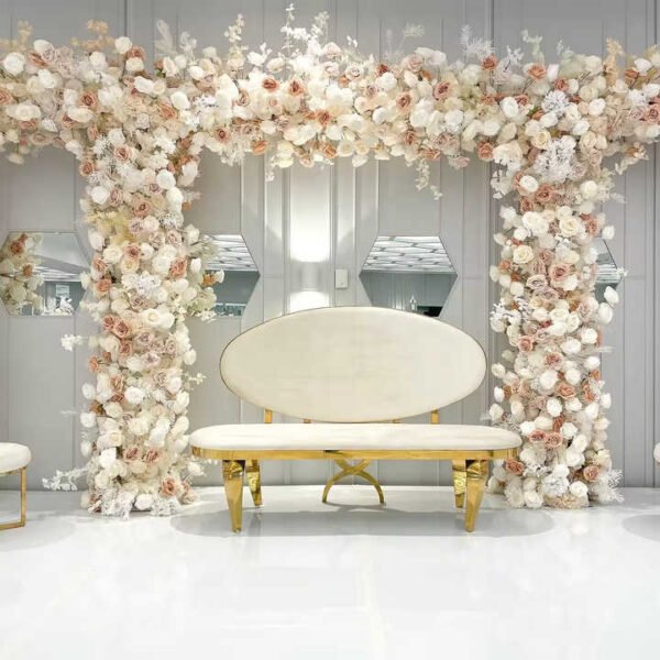 Bride Gold Groom Sofa Trimming chair - Image 4