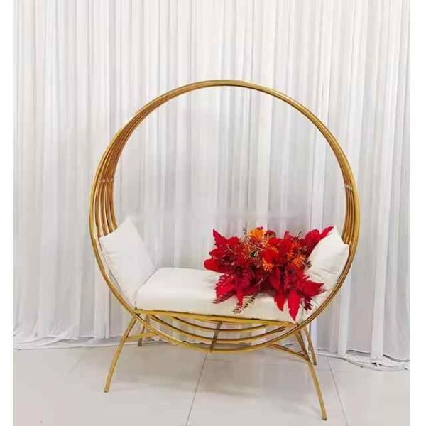 Bride Gold Groom Sofa Trimming chair - Image 5