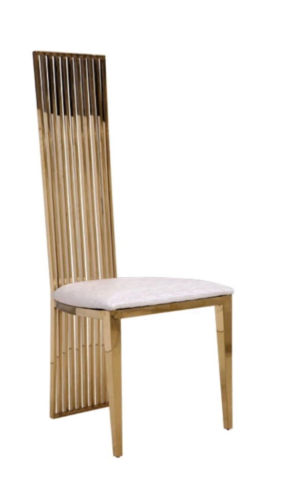 Long Gold Chair