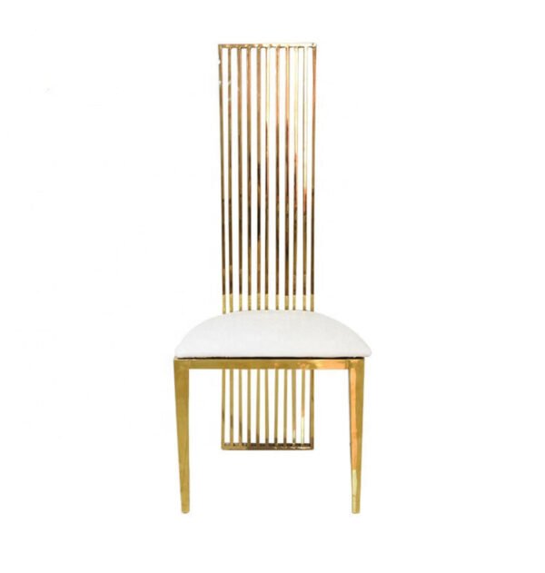 Long Gold Chair - Image 3