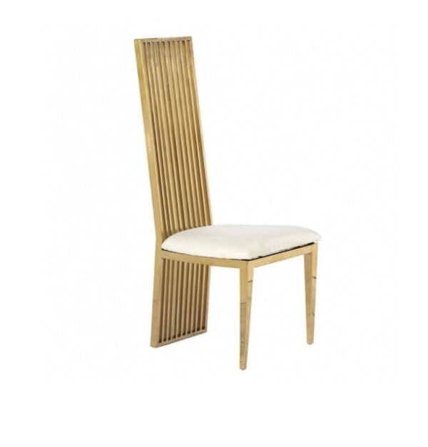Long Gold Chair - Image 4